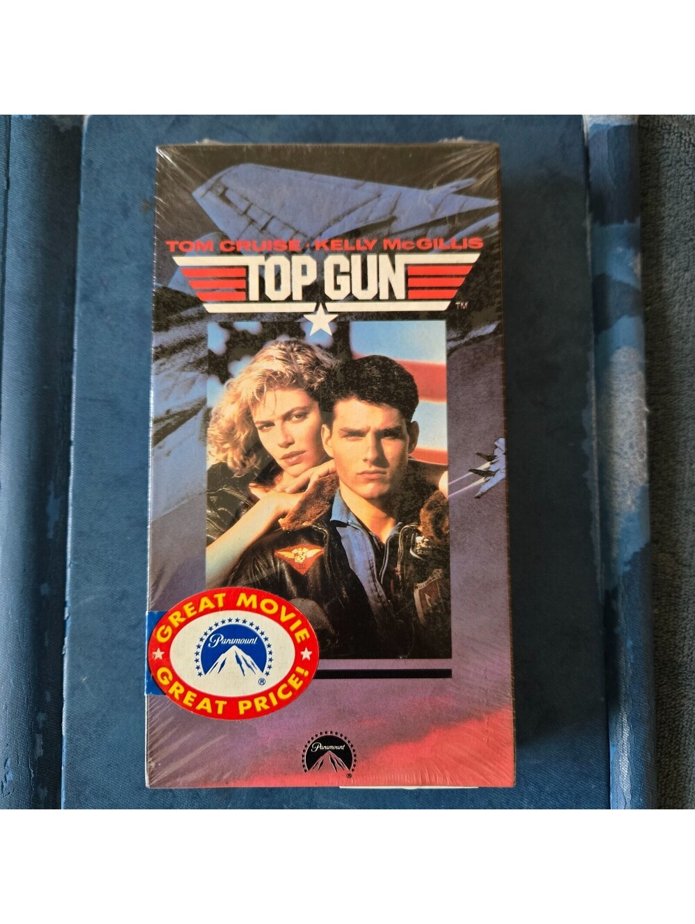 Top Gun (VHS 1986/1990 Release New Factory Sealed Watermarks- Tom Cruise